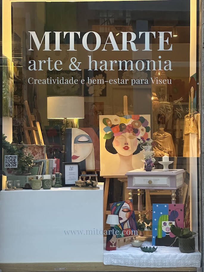 atelier de arte em Viseu MitoArte espaço interior acolhedor