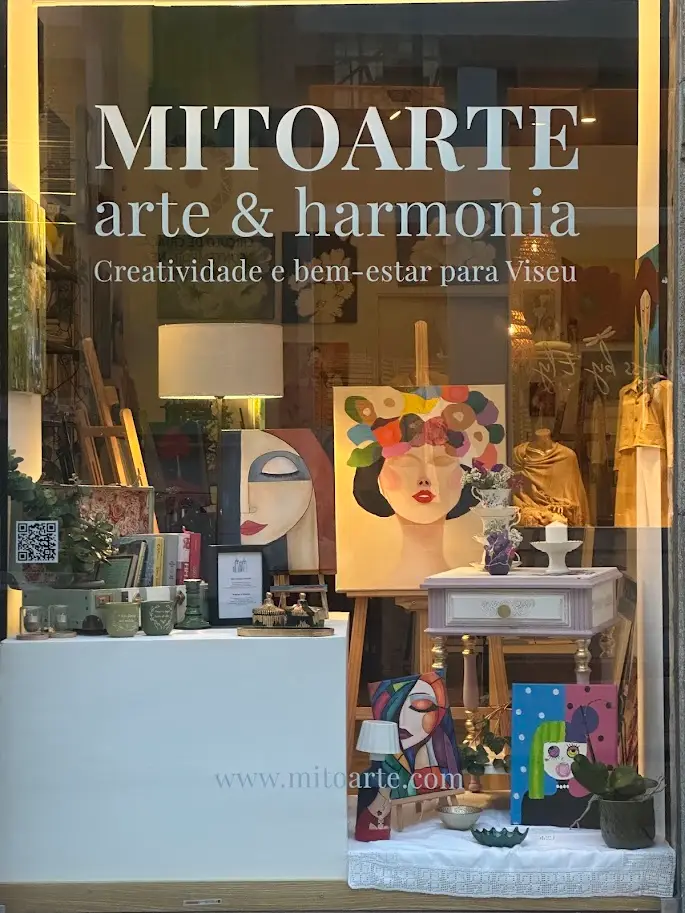 atelier de arte em Viseu MitoArte espaço interior acolhedor